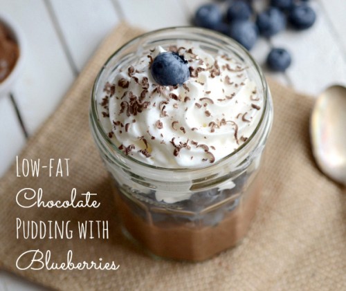 Blueberry chocolate parfait2