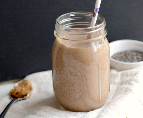 Protein packed power chocolate smoothie