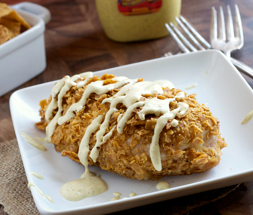 Chip crusted chicken5