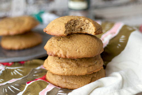 Soft fluffy molasses cookies