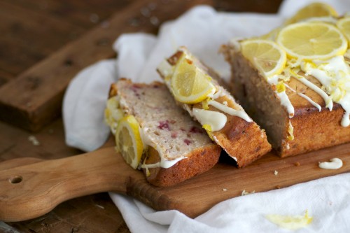 Easy and light raspberry lemon bread