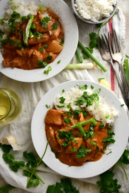 Quick and easy butter chicken
