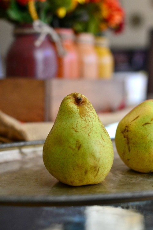 Roasted Pears with Pomegranates | The Realistic Nutritionist